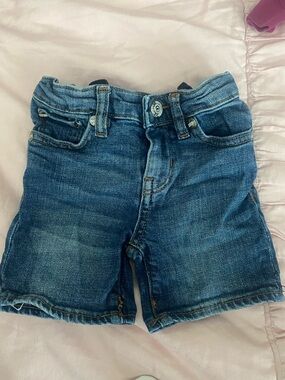 Peek dungarees denim shorts